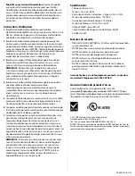 Preview for 2 page of RocketFish RF-HTS105 (French) Manual D'Installation Rapide