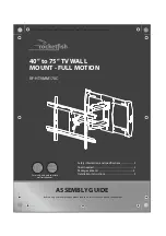 Preview for 1 page of RocketFish RF-HTVMM170C Assembly Manual