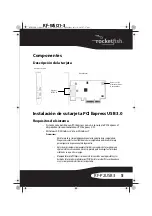 Preview for 5 page of RocketFish RF-P2USB3 (Spanish) Guía Del Usuario