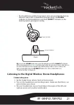 Preview for 20 page of RocketFish RF-WHP01 User Manual