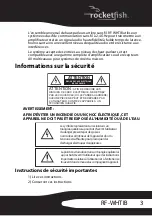 Preview for 3 page of RocketFish RF-WHTIB (French) Manual De L'Utilisateur