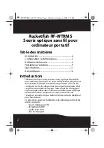 Preview for 2 page of RocketFish RF-WTRMS (French) Guide Utilisateur