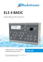 Rocketronics ELS 4 Basic Operating Instructions Manual preview