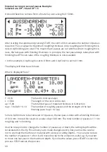 Preview for 62 page of Rocketronics ELS 4 Basic Operating Instructions Manual