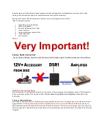 Preview for 3 page of Rockford Fosgate DSR1 Instructions Manual