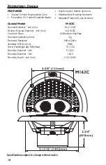 Предварительный просмотр 10 страницы Rockford Fosgate M162C Installation And Operation Manual