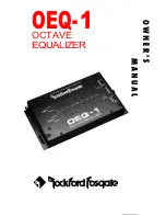 Rockford Fosgate OEQ-1 Owner'S Manual preview