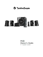 Rockford Fosgate P560 Owner'S Manual предпросмотр