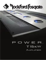 Preview for 1 page of Rockford Fosgate Power T15kW Installation & Operation Manual