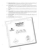 Preview for 11 page of Rockford Fosgate puch 250m2 Installation & Operation Manual