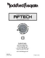 Предварительный просмотр 52 страницы Rockford Fosgate Punch 45 User Manual