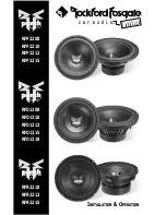 Preview for 1 page of Rockford Fosgate Punch HE2 DVC RFP2208 Installation & Operation Manual