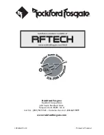 Preview for 52 page of Rockford Fosgate PUNCH PBR300X4 Installation & Operation Manual