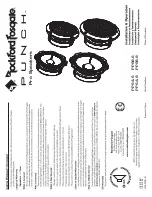 Rockford Fosgate Punch Pro PPS4-6 Installation & Operation Manual предпросмотр