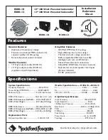 Rockford Fosgate R300-10 Installation Reference Sheet preview