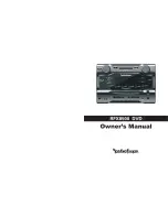 Rockford Fosgate RFX8500 DVD Owner'S Manual preview