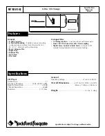 Предварительный просмотр 2 страницы Rockford Fosgate RFX8810J Installation Reference Sheet