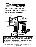 Rockford Fosgate SSC-500 Installation Manual preview
