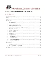 Rockler ACOUSTIC GUITAR KIT Manual preview