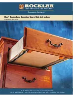 Rockler Blum Tandem Edge Blumotion Drawer Slide Instructions preview