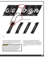 Предварительный просмотр 5 страницы Rockler Interlock Signmaker's Script Font Template Instructions Manual