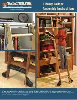 Rockler Library Ladder Assembly Instructions Manual preview