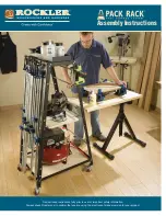 Rockler PACK RACK Assembly Instructions Manual предпросмотр