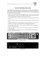 Предварительный просмотр 4 страницы ROCKMAN Instrument Equalizer Operating Manual