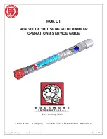 Preview for 1 page of Rockmore International ROK 20LT Series Operation & Service Manual