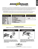 Preview for 1 page of RockNRoller Multi-Cart R16RT Assembly Instructions