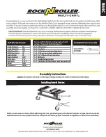 RockNRoller Multi-Cart R64C Manual preview