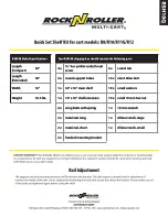 RockNRoller Multi-Cart RSH10Q Assembly Instructions preview