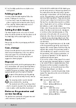 Preview for 6 page of Rocktrail 384610-2107 Instructions For Use Manual