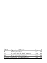 Preview for 2 page of Rocktrail 58787 Operation And Safety Notes