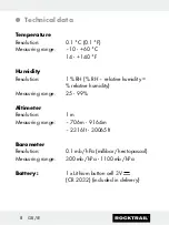 Preview for 8 page of Rocktrail 58787 Operation And Safety Notes