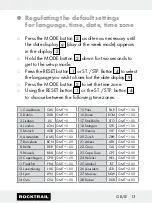 Preview for 13 page of Rocktrail 58787 Operation And Safety Notes