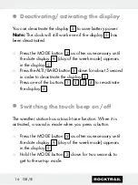 Preview for 16 page of Rocktrail 58787 Operation And Safety Notes