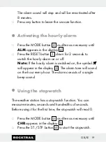 Preview for 19 page of Rocktrail 58787 Operation And Safety Notes