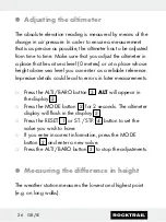 Preview for 26 page of Rocktrail 58787 Operation And Safety Notes