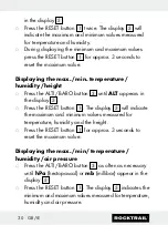 Preview for 30 page of Rocktrail 58787 Operation And Safety Notes