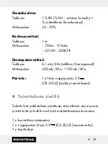 Preview for 39 page of Rocktrail 58787 Operation And Safety Notes