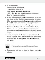 Preview for 41 page of Rocktrail 58787 Operation And Safety Notes