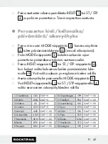 Preview for 43 page of Rocktrail 58787 Operation And Safety Notes