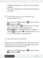 Preview for 49 page of Rocktrail 58787 Operation And Safety Notes