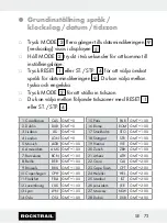 Preview for 73 page of Rocktrail 58787 Operation And Safety Notes