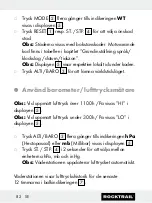 Preview for 82 page of Rocktrail 58787 Operation And Safety Notes