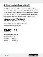 Preview for 92 page of Rocktrail 58787 Operation And Safety Notes