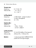 Preview for 97 page of Rocktrail 58787 Operation And Safety Notes