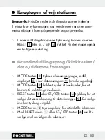 Preview for 101 page of Rocktrail 58787 Operation And Safety Notes