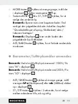 Preview for 111 page of Rocktrail 58787 Operation And Safety Notes